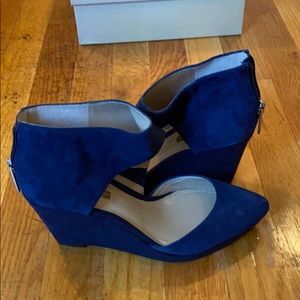BCBGeneration Navy Wedges